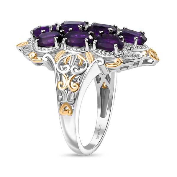 Afrikanischer Amethyst Ring Messing (Gr&ouml;&szlig;e 18.00) ca. 4,70 ct image number 5