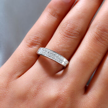 RHAPSODY - Diamant-Ring, IGI zertifiziert VS E-F, 950 Platin  ca. 1,00 ct