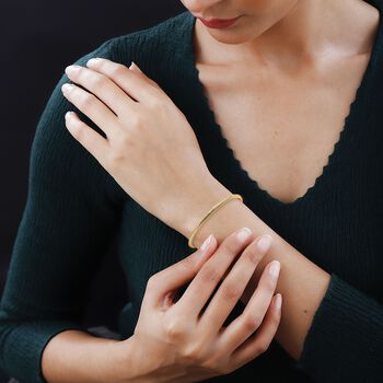 Royal Bali Kollektion- Schlangen-Ketten-Armband in 585 Gold, 19cm