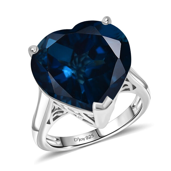 D'Joy London Blautopas Ring - 16,77 ct. image number 4