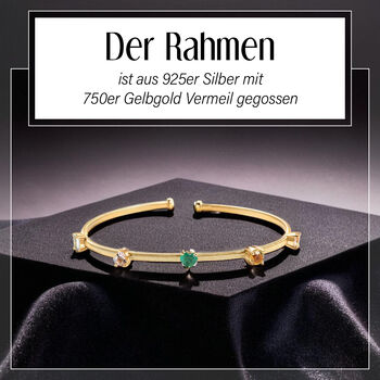 Multi-Edelstein-Armreif, 19cm - 1,76 ct.